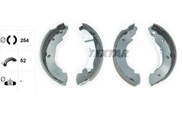 Set saboti frana TEXTAR 91059100