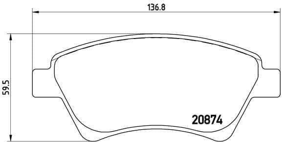 set placute frana,frana disc BREMBO PRIME LINE P 68 034