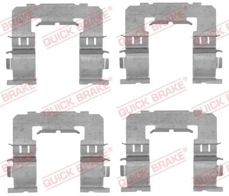 Set accesorii, placute frana QUICK BRAKE 109-1742