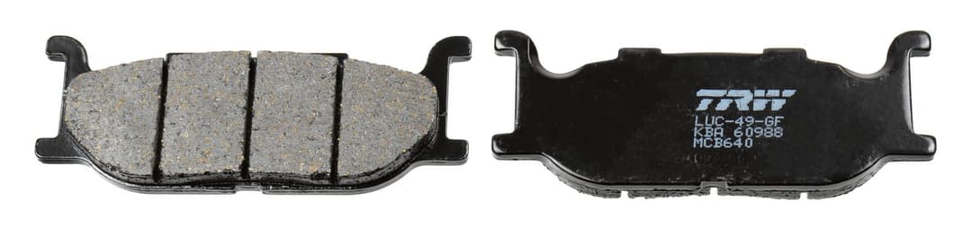 set placute frana,frana disc TRW MCB640