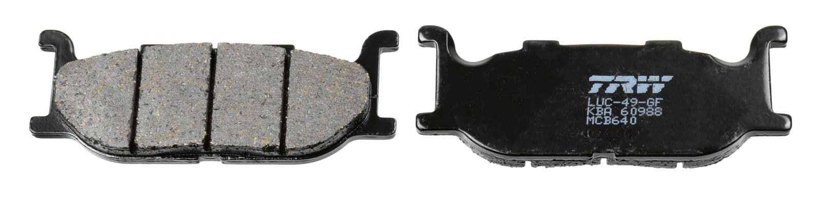 set placute frana,frana disc TRW MCB640