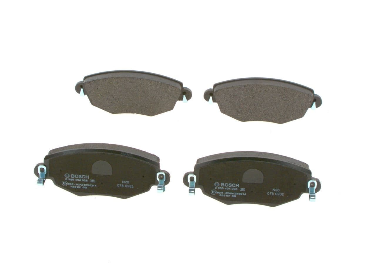set placute frana,frana disc BOSCH 0 986 494 026