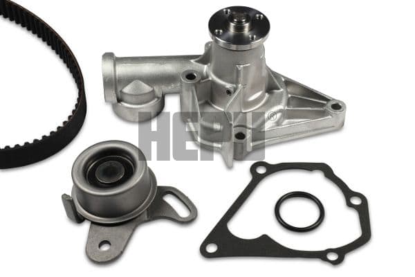 Set pompa apa + curea dintata HEPU PK77040