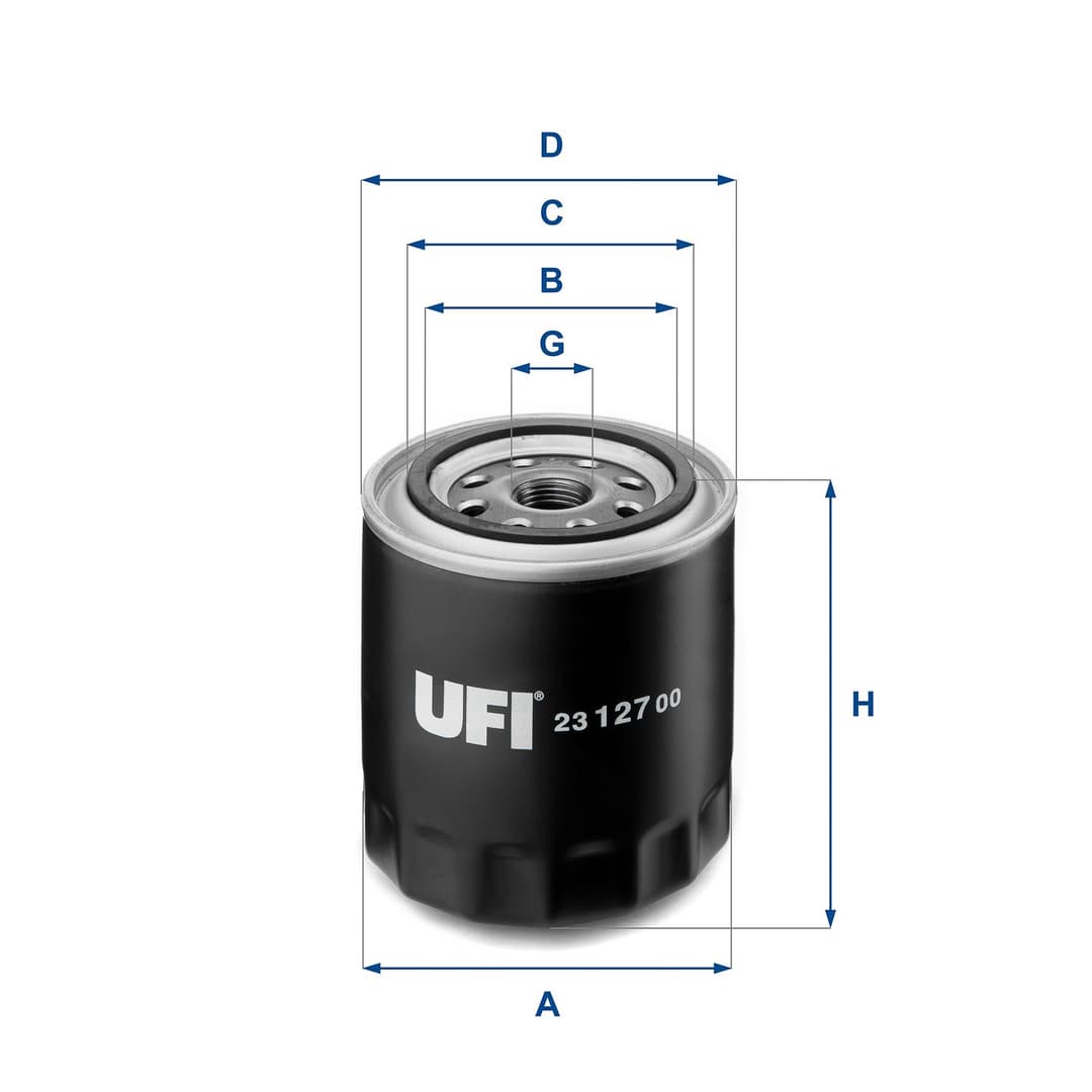 Filtru ulei UFI 23.127.00