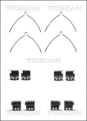 Set accesorii, placute frana TRISCAN 8105 131630