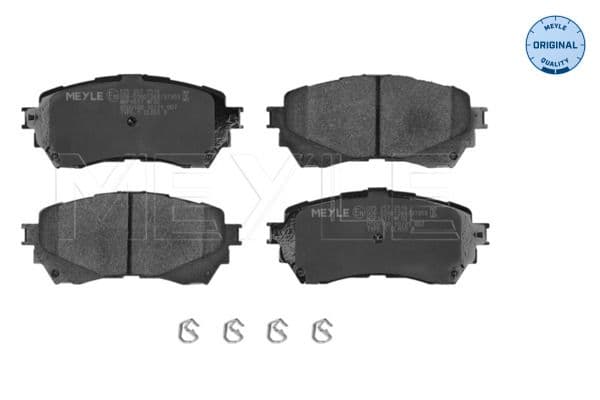 set placute frana,frana disc MEYLE -ORIGINAL: True to OE. 025 257 2516