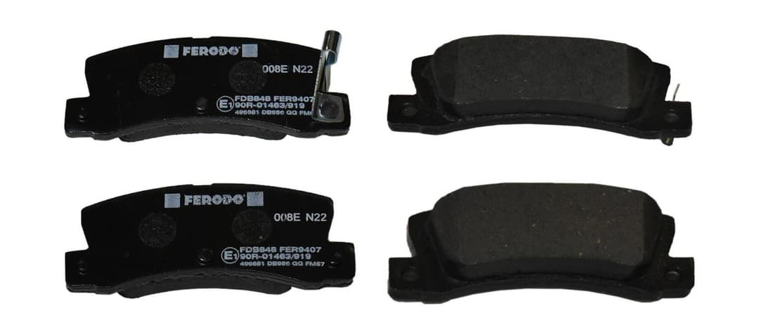set placute frana,frana disc FERODO PREMIER ECO FRICTION FDB848