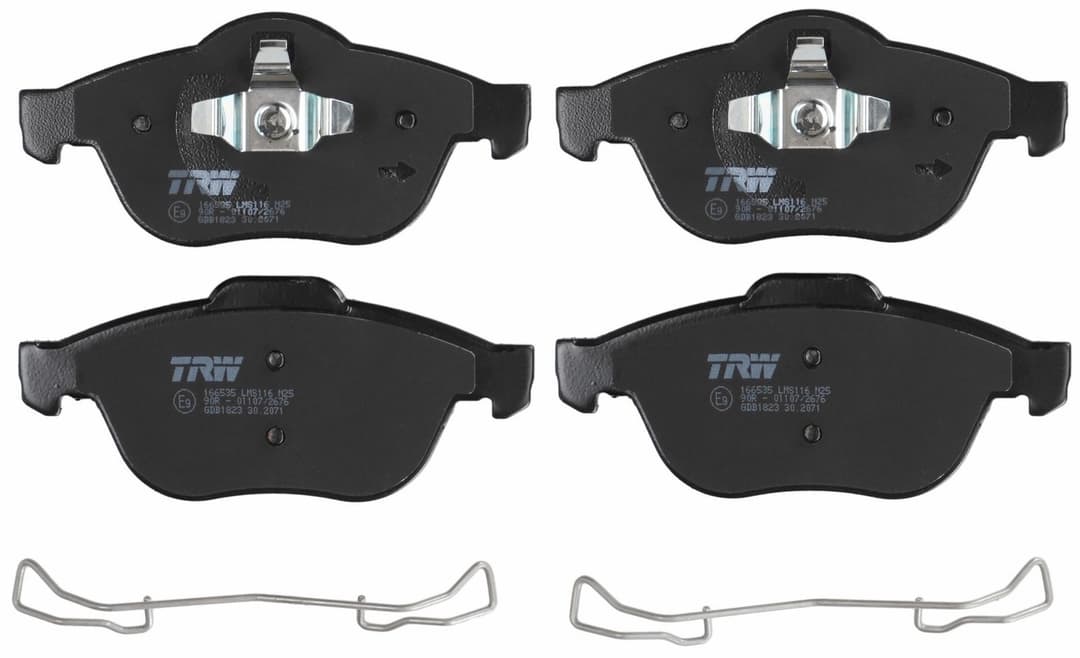 set placute frana,frana disc TRW GDB1823