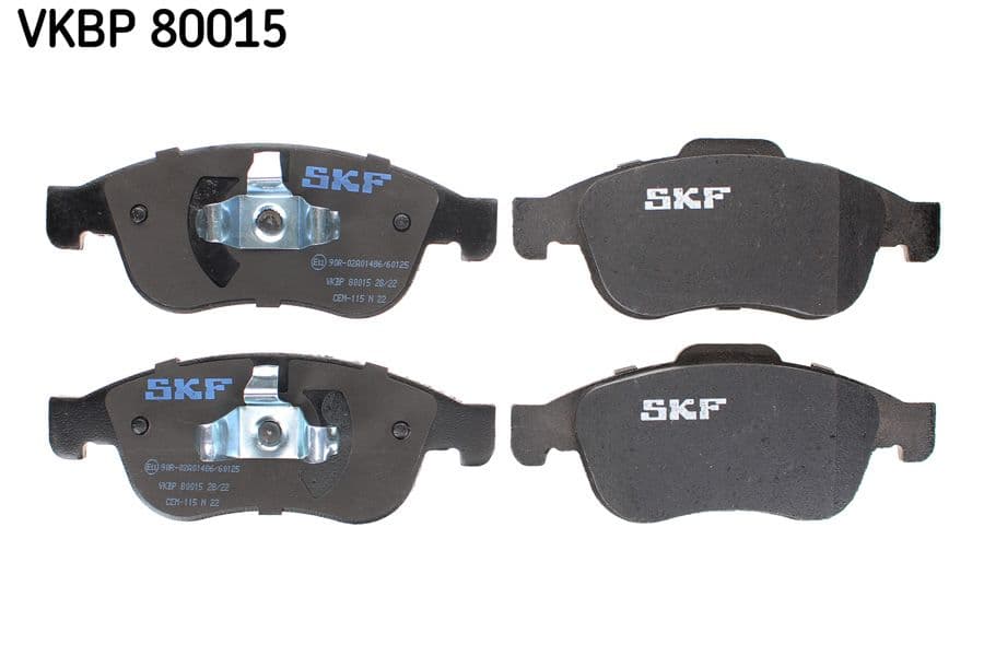 set placute frana,frana disc SKF VKBP 80015