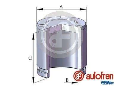 Piston, etrier frana AUTOFREN SEINSA D025781