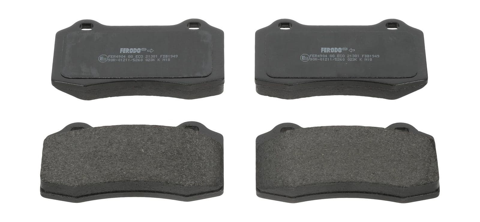 set placute frana,frana disc FERODO FDB1949