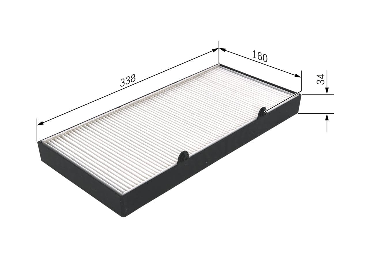 Filtru, aer habitaclu BOSCH 1 987 435 063