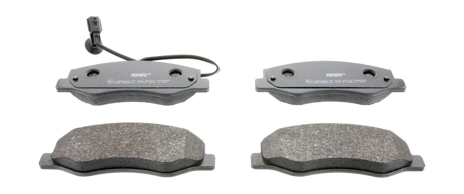 set placute frana,frana disc FERODO PREMIER ECO FRICTION FVR4349