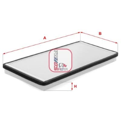 Filtru, aer habitaclu SOFIMA S 3445 C