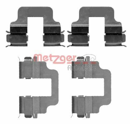 Set accesorii, placute frana METZGER 109-1712