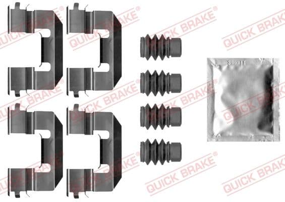 Set accesorii, placute frana QUICK BRAKE 109-0038