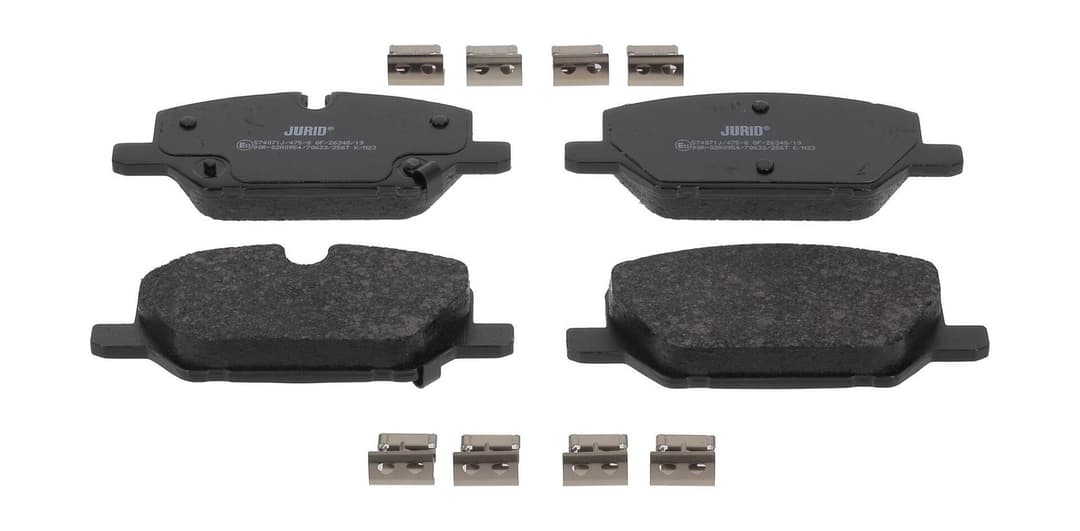 set placute frana,frana disc JURID 574071J