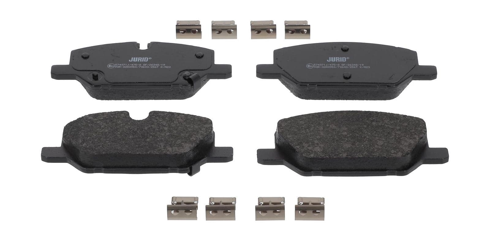 set placute frana,frana disc JURID 574071J