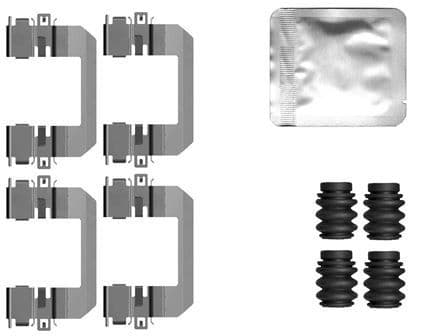 Set accesorii, placute frana TEXTAR 82561800