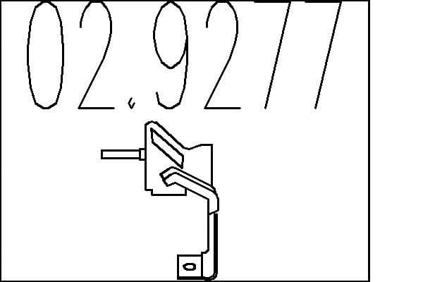 tampon cauciuc,amortizor esapament MTS 02.9277