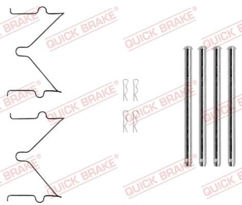 Set accesorii, placute frana QUICK BRAKE 109-0040