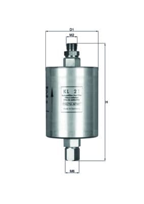 filtru combustibil MAHLE KL 21