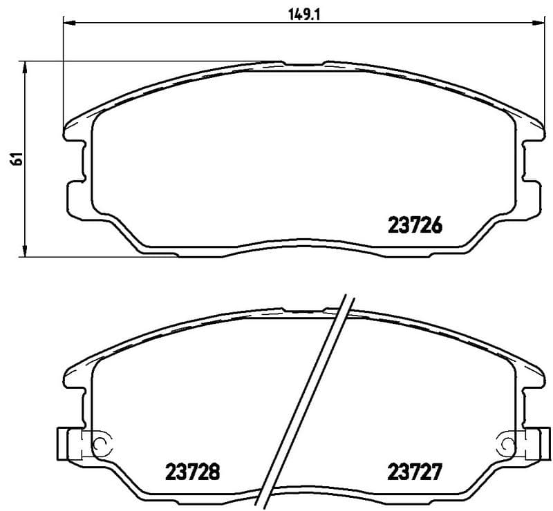 set placute frana,frana disc BREMBO PRIME LINE P 30 028