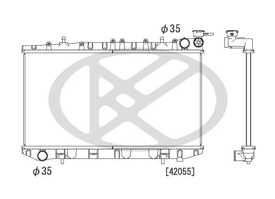 Radiator, racire motor KOYORAD PL020317