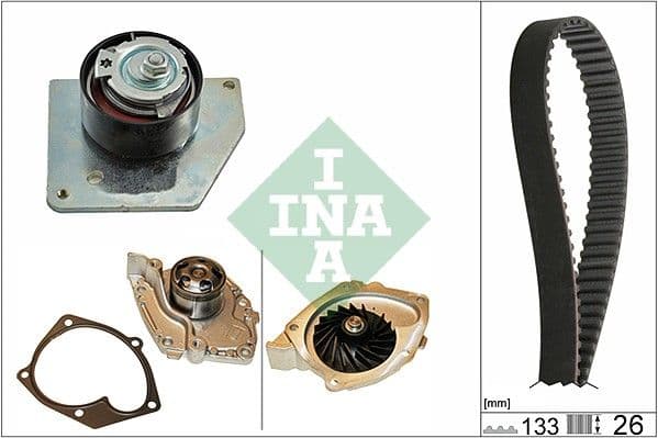 Set pompa apa + curea dintata Schaeffler INA 530 0579 30