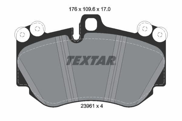 set placute frana,frana disc TEXTAR 2396101