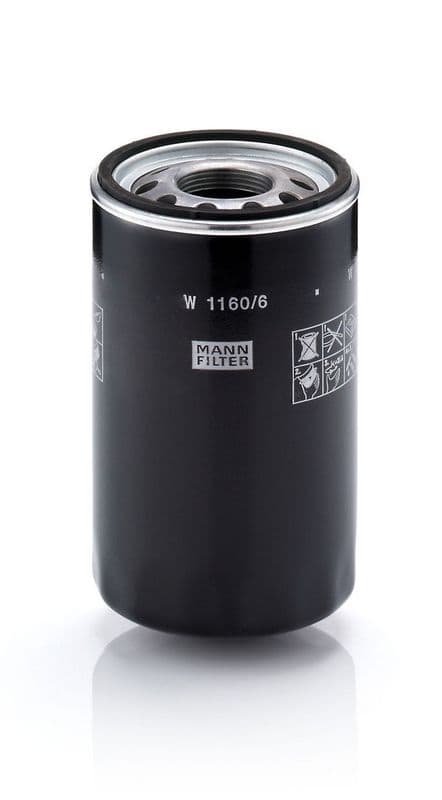 Filtru, sistem hidraulic primar MANN-FILTER W 1160/6