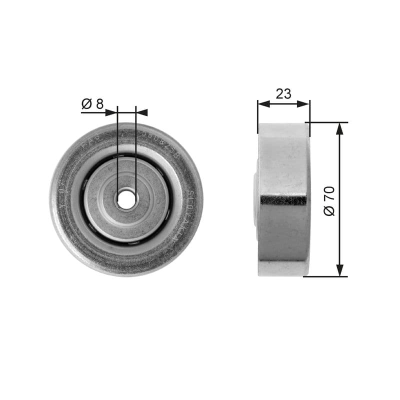 rola intinzator,curea transmisie GATES DriveAlign™ T36161