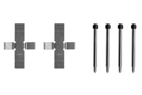 Set accesorii, placute frana BOSCH 1 987 474 128