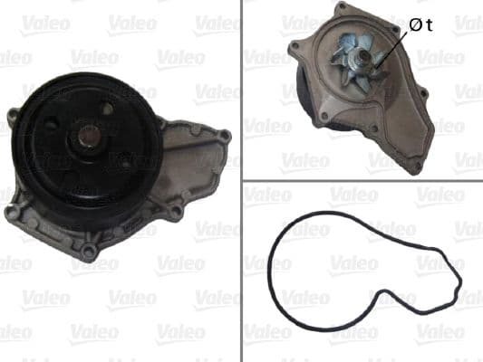 Pompă de apă, răcire motor VALEO 506878