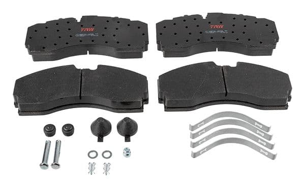 set placute frana,frana disc TRW GDB5121