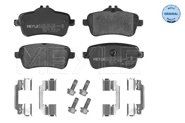 set placute frana,frana disc MEYLE -ORIGINAL: True to OE. 025 252 1518