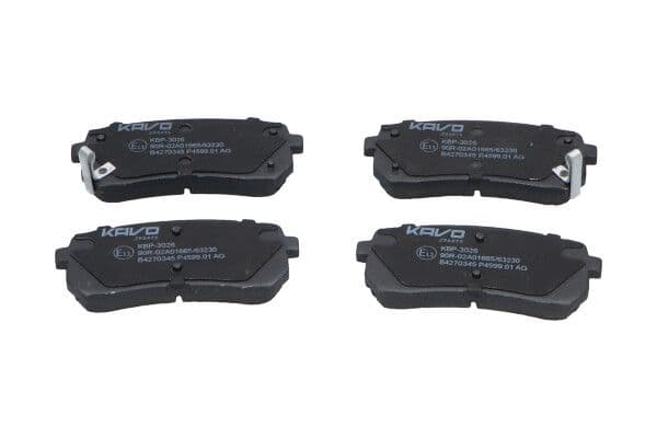 set placute frana,frana disc KAVO PARTS KBP-3026