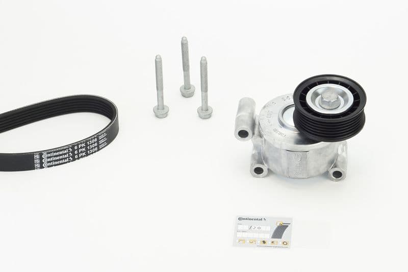 Set curea transmisie cu caneluri CONTINENTAL CTAM 6PK1306K2
