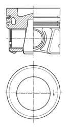 Piston KOLBENSCHMIDT 41270620