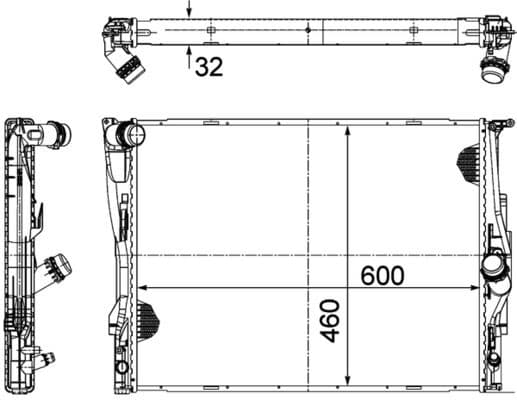 Radiator, racire motor MAHLE BEHR *** PREMIUM LINE *** CR 1711 000P