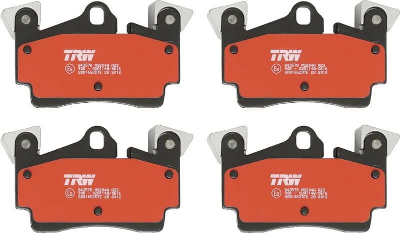 set placute frana,frana disc TRW DTEC COTEC GDB1652DTE