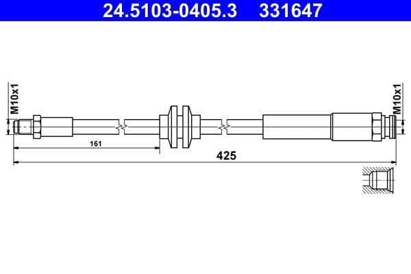 Furtun frana ATE 24.5103-0405.3