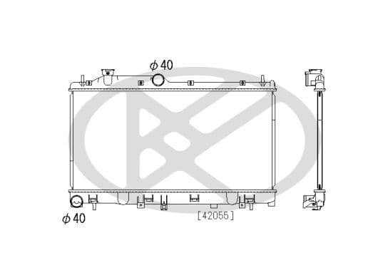 Radiator, racire motor KOYORAD PL092478