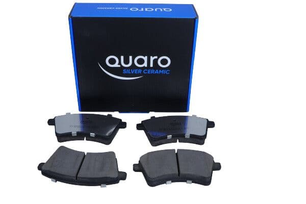 set placute frana,frana disc QUARO SILVER CERAMIC QP3856C