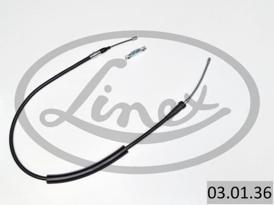 Cablu, frana de parcare LINEX 03.01.36