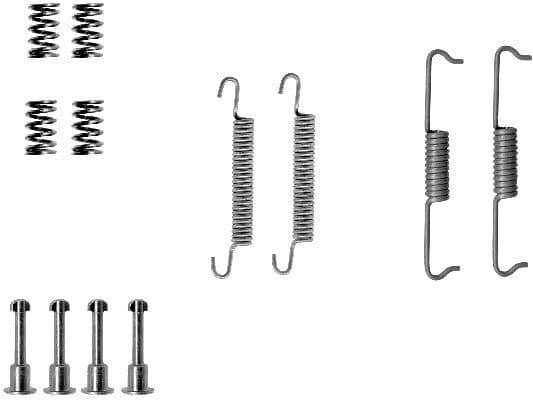 set accesorii, saboti frana parcare TEXTAR 97032200