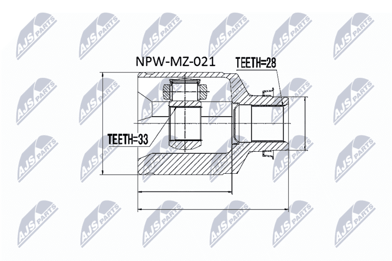 Set articulatie, planetara NTY NPW-MZ-021