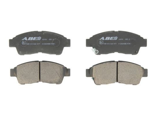set placute frana,frana disc ABE C12064ABE