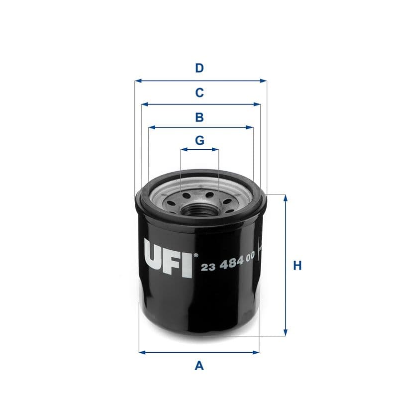 Filtru ulei UFI 23.484.00
