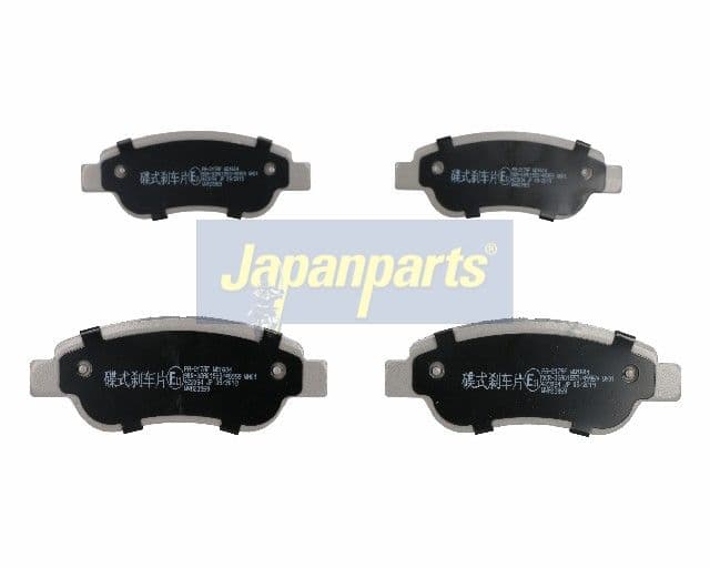 set placute frana,frana disc JAPANPARTS PA-217AF